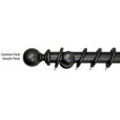 Aristocracy 50mm Complete Countess Anthracite Smooth Reeded