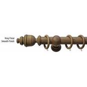 Aristocracy 50mm Complete King Hampton Oak Smooth Reeded