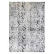 Rococo Feathered Grey Black Abstract