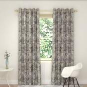 Toile Taupe Eyelet Curtains