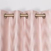Harmony Blush Eyelet Curtains image