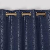 Mia Navy Eyelet Curtains image
