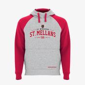 St. Mellans Handball Club KCS Detroit Hoodie - Grey / Red image