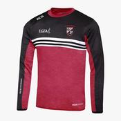 St Pauls Delvin LGFA KCS Cortez Crew Neck Top - Red / Black / White image
