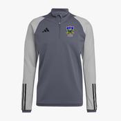 Naomh Ciarán Ladies Adidas 23 Tiro Competition Half Zip - Grey / Black image