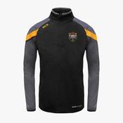 St. Bridget's Currow Basketball Club KCS Zola Quarter Zip Top - Black /  Graphite / Gold