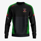 Ballina Stephenites GAA KCS Helios Crew Neck Top - Black / Green / Red image