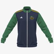 Ballinabrackey GAA Adidas Club Anthem Zip - Navy / Green / Gold
