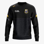 Ballinasloe GAA KCS Helios Crew Neck Top - Black / Black / Gold image