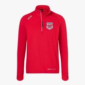 Abbeyknockmoy Hurling Club KCS Men's Elevate Core Half Zip Top - Red image
