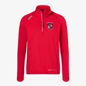 Mullingar Town AFC KCS Men's Elevate Core Half Zip Top - Red image