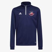 Ballintubber GAA Adidas Entrada Half Zip Training Top - Navy / White image
