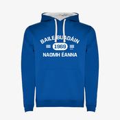Ballyboden St Endas GAA KCS Chicago Hoodie Irish Version - Royal / White - ADULTS