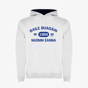 Ballyboden St Endas GAA KCS Chicago Hoodie Irish Version - White / Navy - KIDS