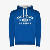 Ballyboden St Endas GAA KCS Chicago Hoodie English Version - Royal / White - ADULTS