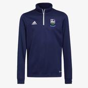 Ballycomoyle GAA &amp; LGFA Adidas Entrada Half Zip Training Top - Navy / White image
