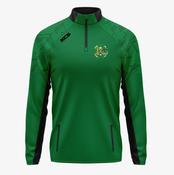 Ballyduff GAA KCS Viva Half Zip Top - Green / Black image