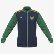 Ballymore LGFA Adidas Club Anthem Zip - Navy / Green / Gold image
