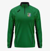 Belmont GAA KCS Viva Half Zip Top - Green / Black