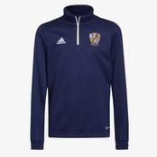 Birr Athletic Club Adidas Entrada Half Zip Training Top - Navy / White image