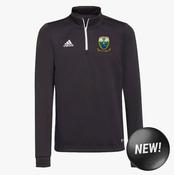 Bornacoola GAA Adidas Entrada Half Zip Training Top - Black / White image