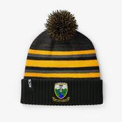 Bornacoola GAA KCS Stadium Beanie - Black / Dark Grey / Gold