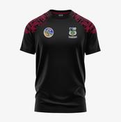 Boyle Camogie Club KCS Apollo Tee - Black / Maroon