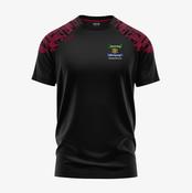 Cromane GAA KCS Apollo Tee - Black / Maroon image