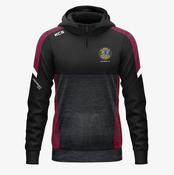 Broadford Hurling Club KCS Helios Half Zip Hoodie - Black / Maroon / White image