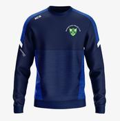 Brownstown Hurling Club KCS Helios Crew Neck Top - Navy / Royal / White image