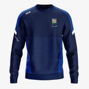 Bunbrosna GAA KCS Helios Crew Neck Top - Navy / Royal / White image