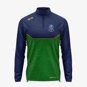Bunscoil na Cathrach KCS Quarter Zip Top - Green / Navy / Gold image
