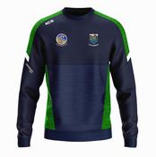 Cahir Camogie Club KCS Helios Crew Neck Top - Navy / Green / White image