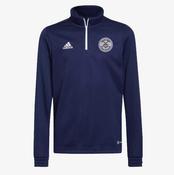 Carlow Town Hurling and Camogie Club Adidas Entrada Half Zip Training Top - Navy / White image