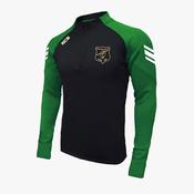 Glenthorn Celtic FC KCS Soul Quarter Zip Top - Black / Green