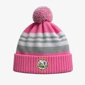 Castlepollard Hurling &amp; Camogie Club KCS Champion Beanie - Pink / Light Grey / White image
