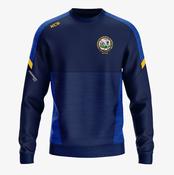 Castlepollard Hurling &amp; Camogie Club KCS Helios Crew Neck Top - Navy / Royal / Gold image