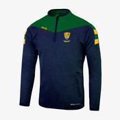 Castletown Finea Coole Whitehall KCS Titan Quarter Zip Top - Navy / Green / Gold image