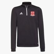 Caulry GAA Adidas Entrada Half Zip Training Top - Black / White image