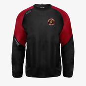 Coolraine FC KCS Focus Windcheater - Black / Red