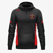 Coolraine FC KCS Helios Half Zip Hoodie - Black / Red