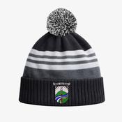Moate ALL Whites GAA KCS Champion Beanie - Black / Dark Grey / White image
