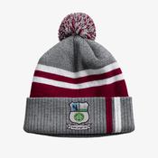 Boyle Camogie Club KCS Champion Beanie - Dark Grey / Maroon / White image