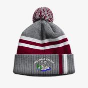 Mullingar Cricket Club KCS Champion Beanie - Dark Grey / Maroon / White image