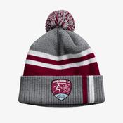 Naomh Mhuire AC Daingean KCS Champion Beanie - Dark Grey / Maroon / White image
