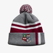 Delvin Camogie Club KCS Champion Beanie - Dark Grey / Maroon / White image