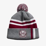 Mullingar Harriers KCS Champion Beanie - Dark Grey / Maroon / White image