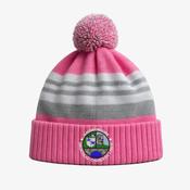 St Mary's Rochfortbridge GAA &amp; LGFA KCS Champion Beanie - Pink / Light Grey / White image