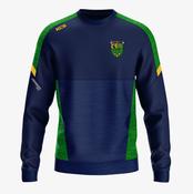 Clonbony GAA KCS Helios Crew Neck Top - Navy / Green / Gold image