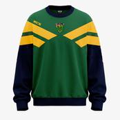 Clonbony GAA KCS Retro Crew Neck Top - Navy / Green / Gold image